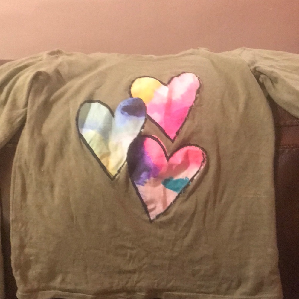 Green butterfly kids shirt